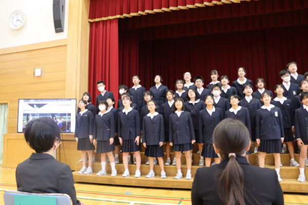 ６年生　謝恩式