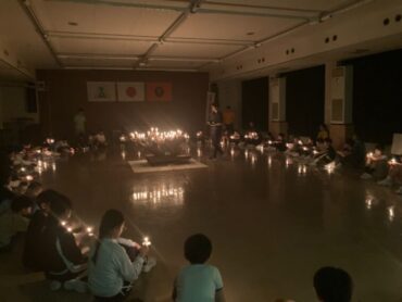 〇５年宿泊学習⑧　キャンドルサービス