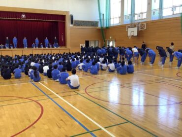 〇 運営委員会主催「あいさつ集会」